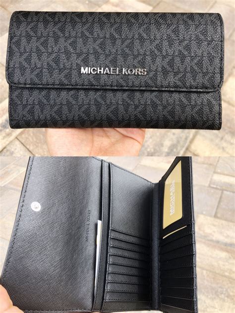 michael kors trifold wallet women's|michael kors large trifold wallet.